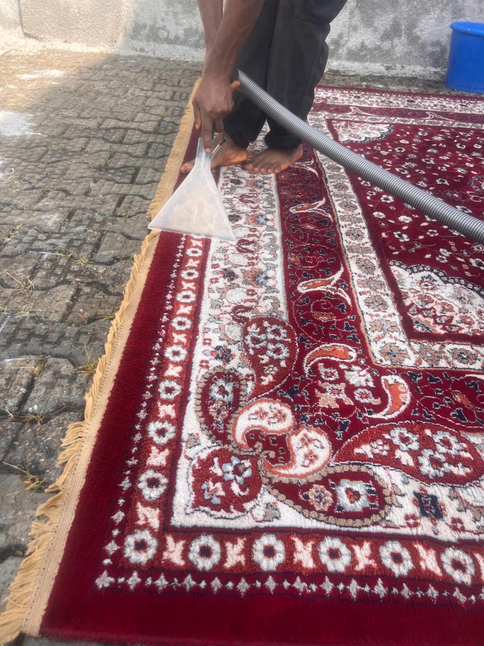 Carpet cleaning result