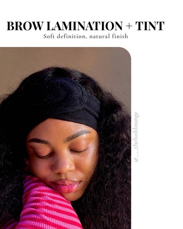Brow Lamination + Tint
