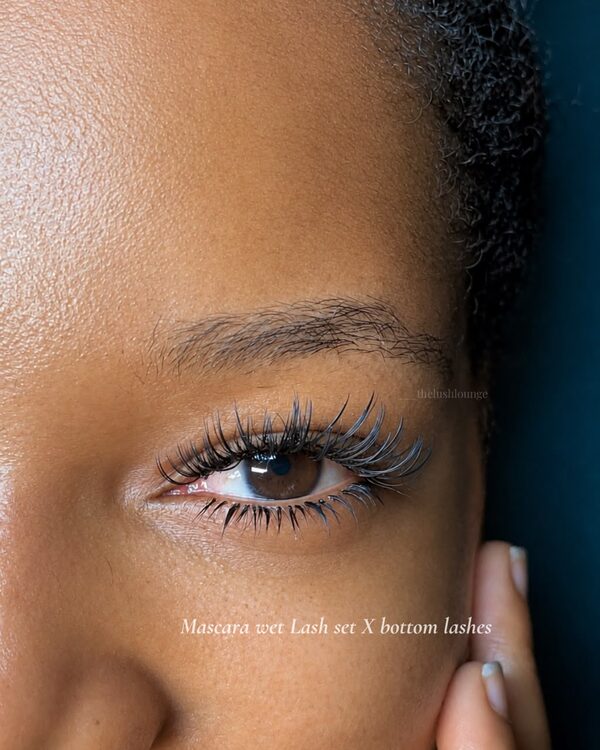 Wet Lash Set with Bottom Lashes