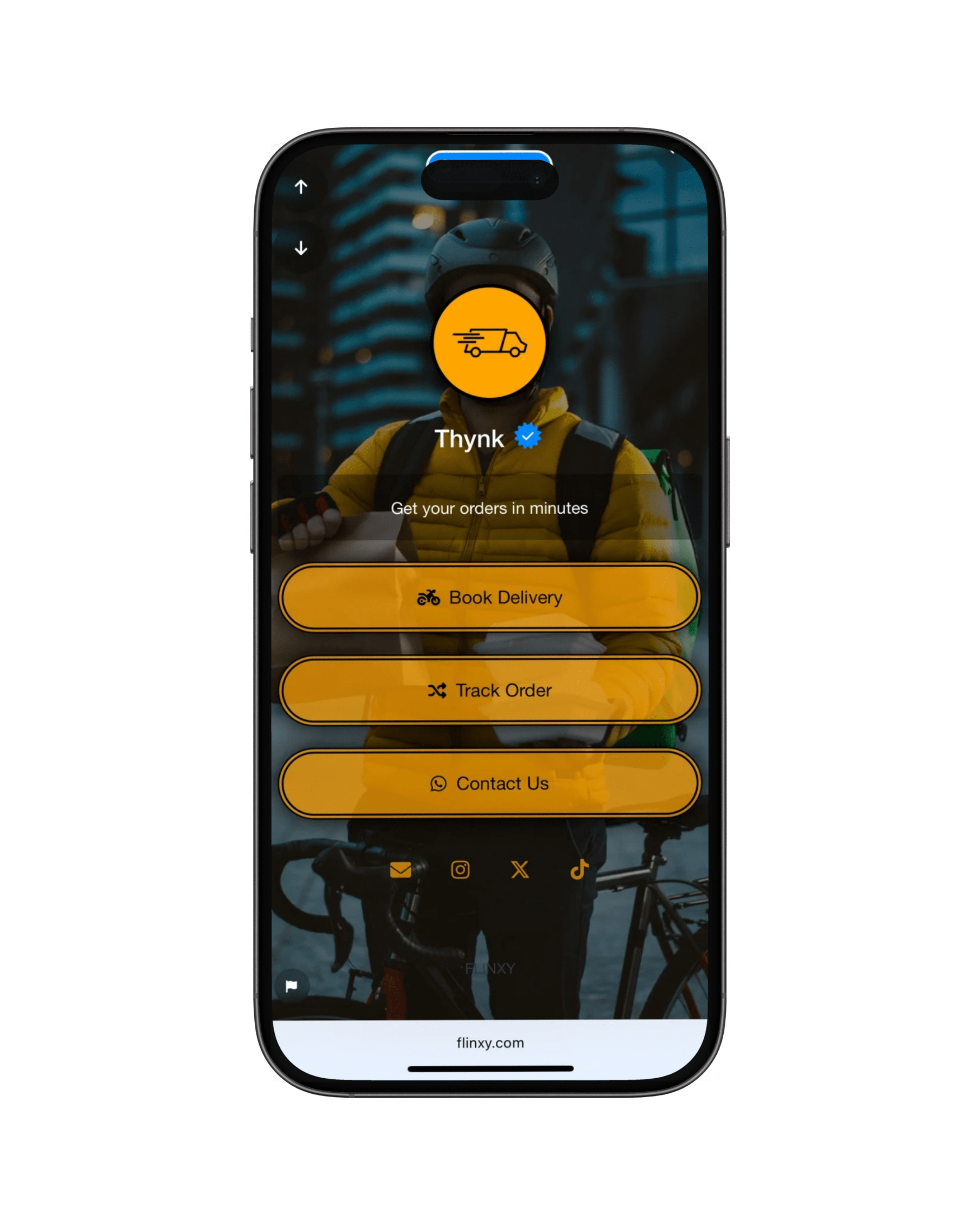 Screenshot of biolink page examples