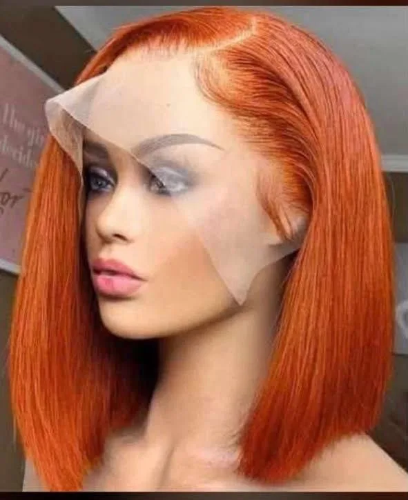 Human Hair Frontal Bob 10”