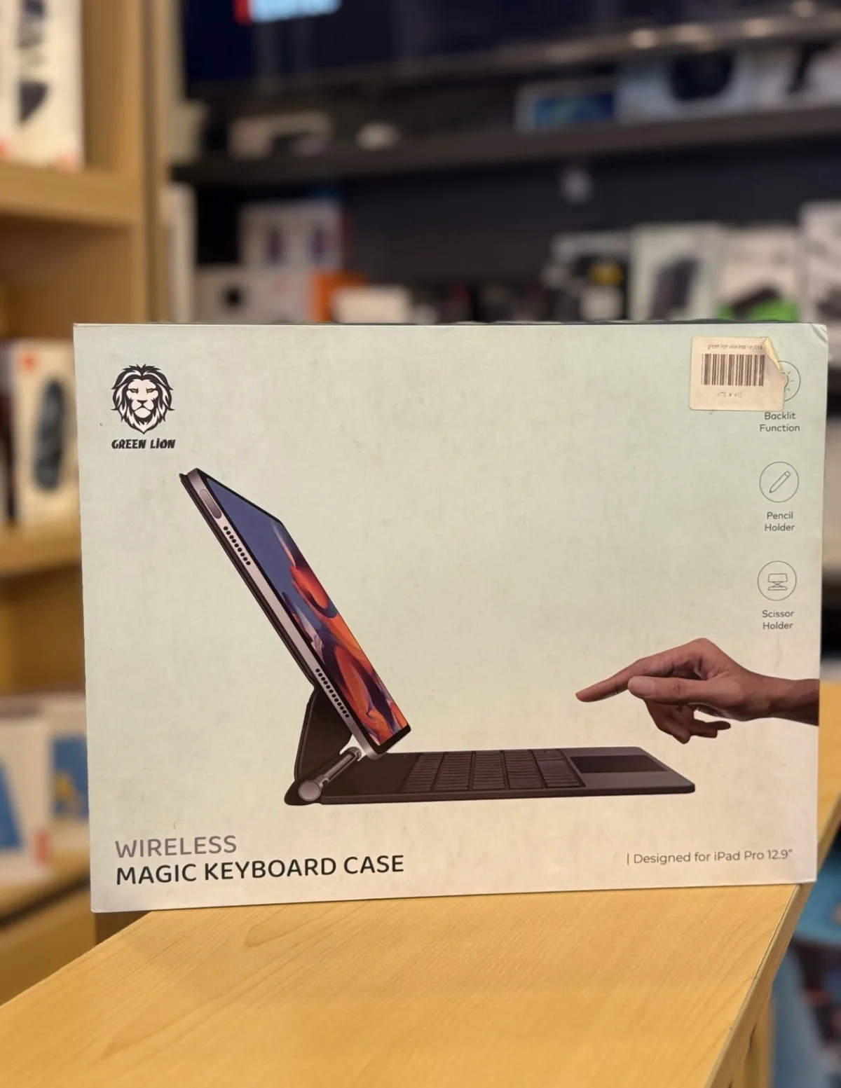 Green Lion Wireless Magic Keyboard Case – For iPad Pro 12.9″