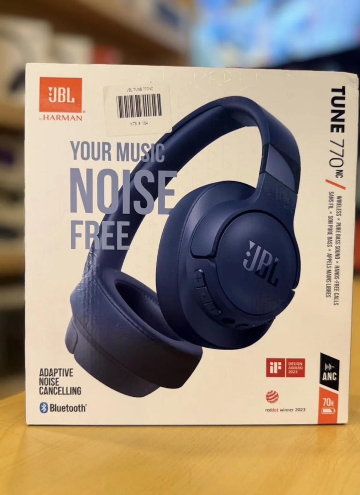JBL Tune 770NC Wireless Noise-Cancelling Headphones