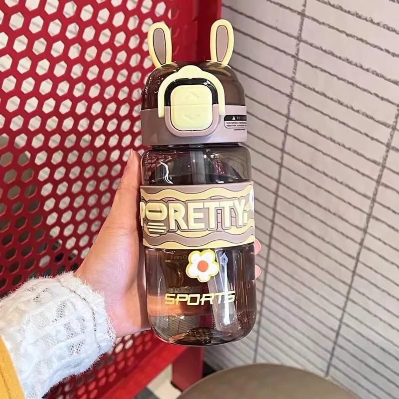 3D Sticker Pretty Water Bottle