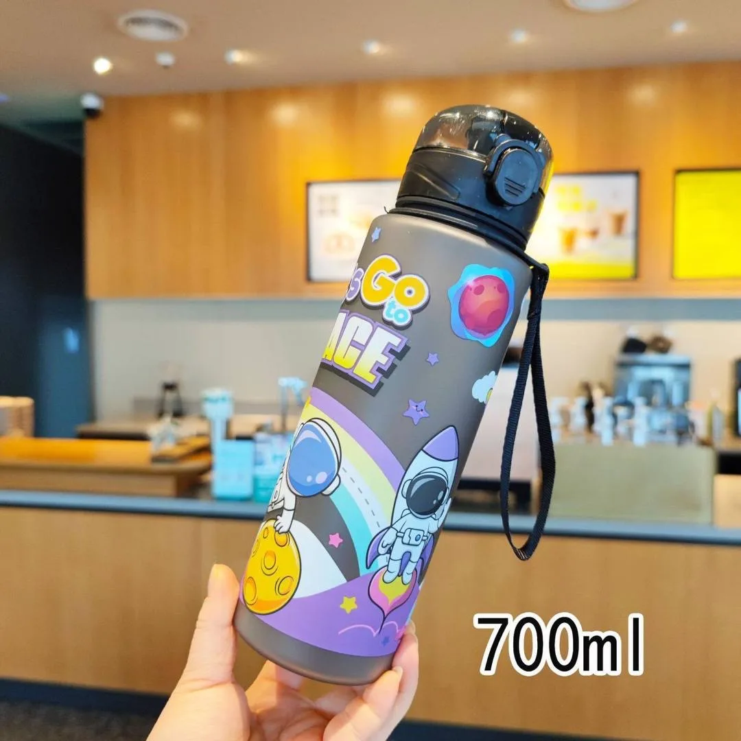 Space Character 700ml Water Bottle