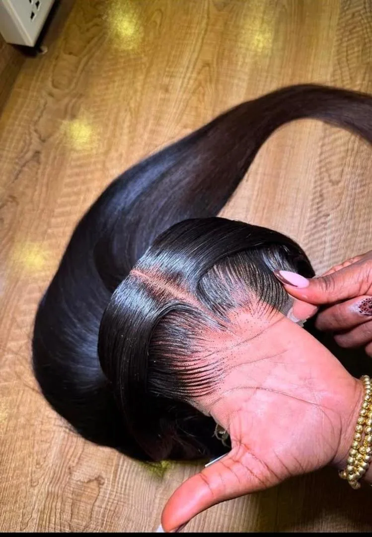 SDD HD Black Human Hair Straight 5*5 Closure 18”