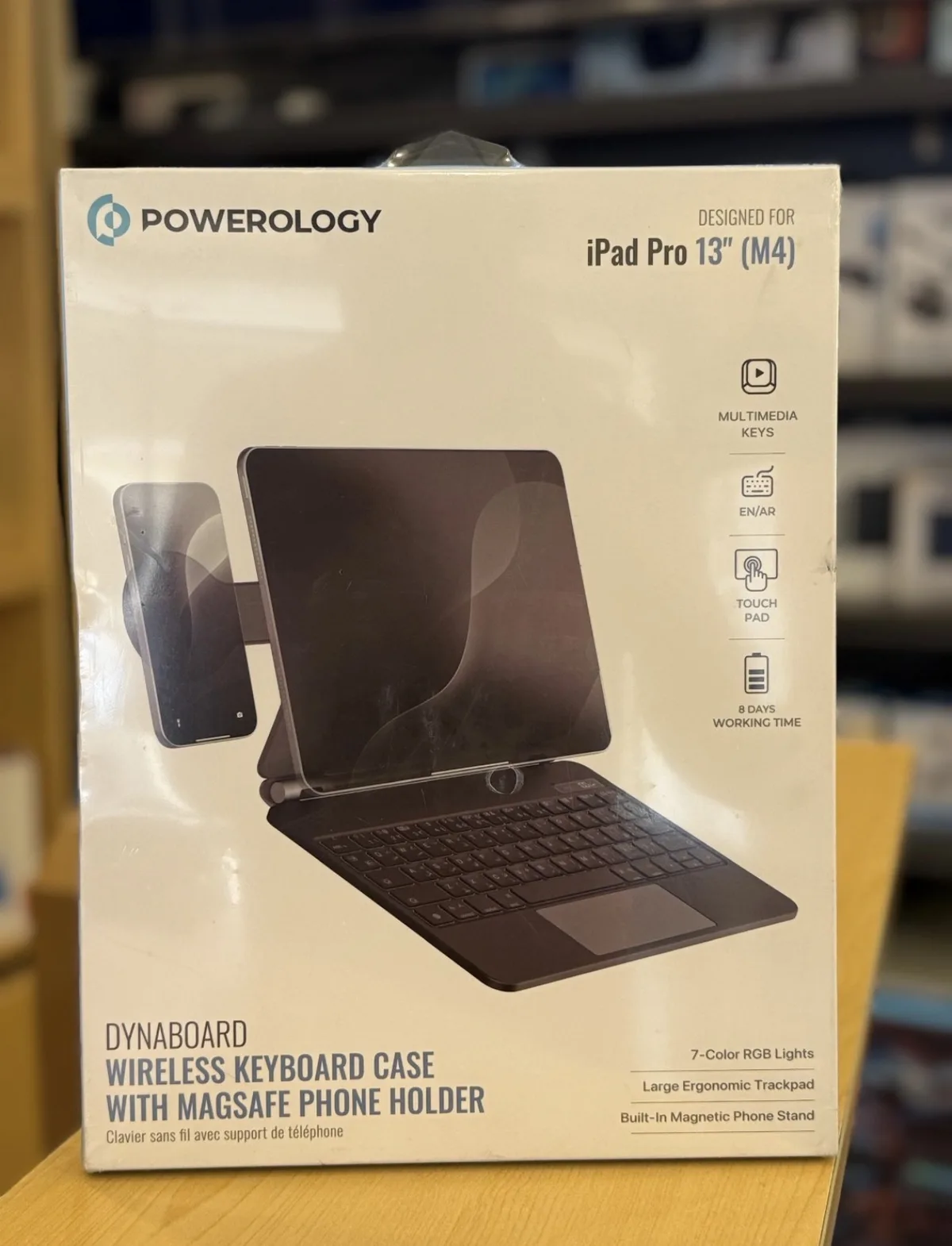 Powerology Dynaboard Wireless Keyboard Case (for iPad Pro 13” M4)