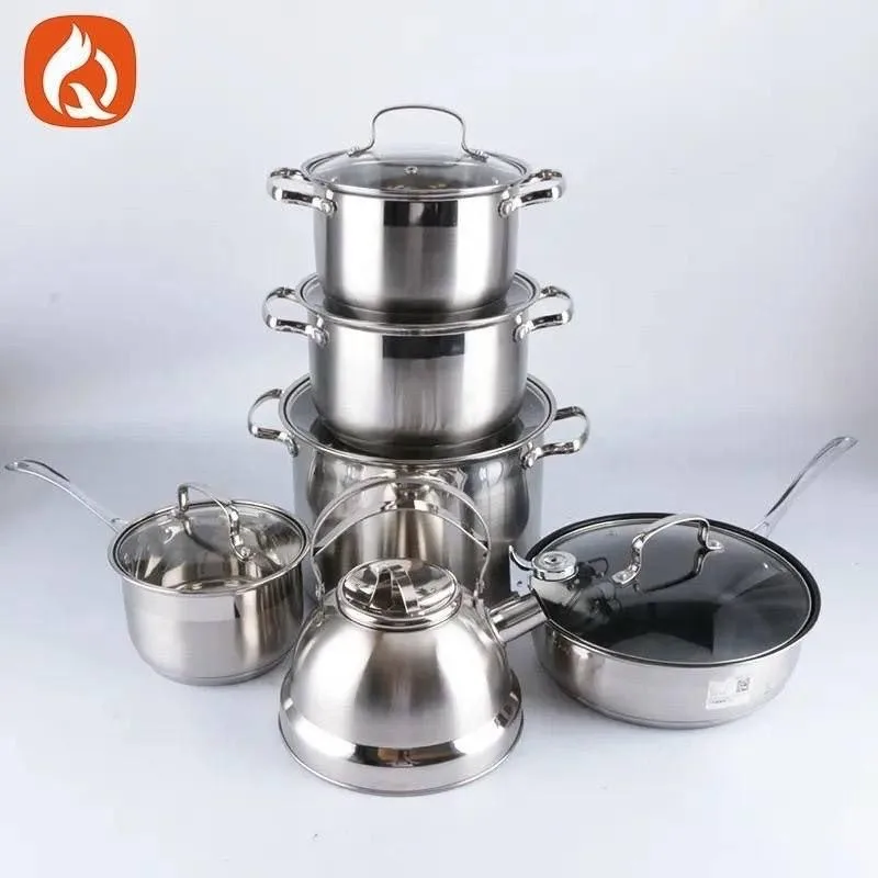 Zepter Stainless Steel Set of Pot and Kettle