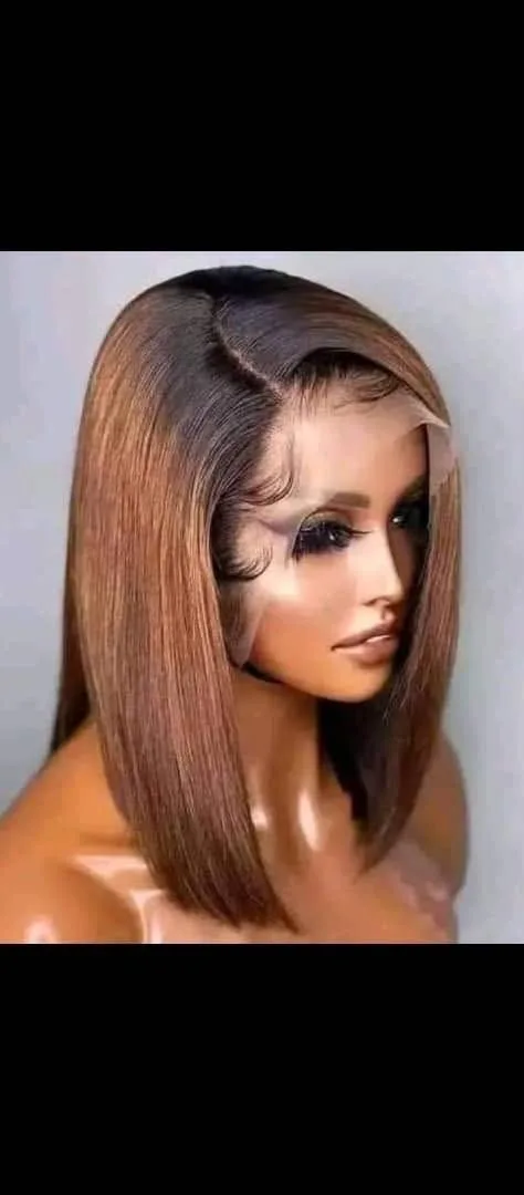 Human Hair Frontal Bob 10”