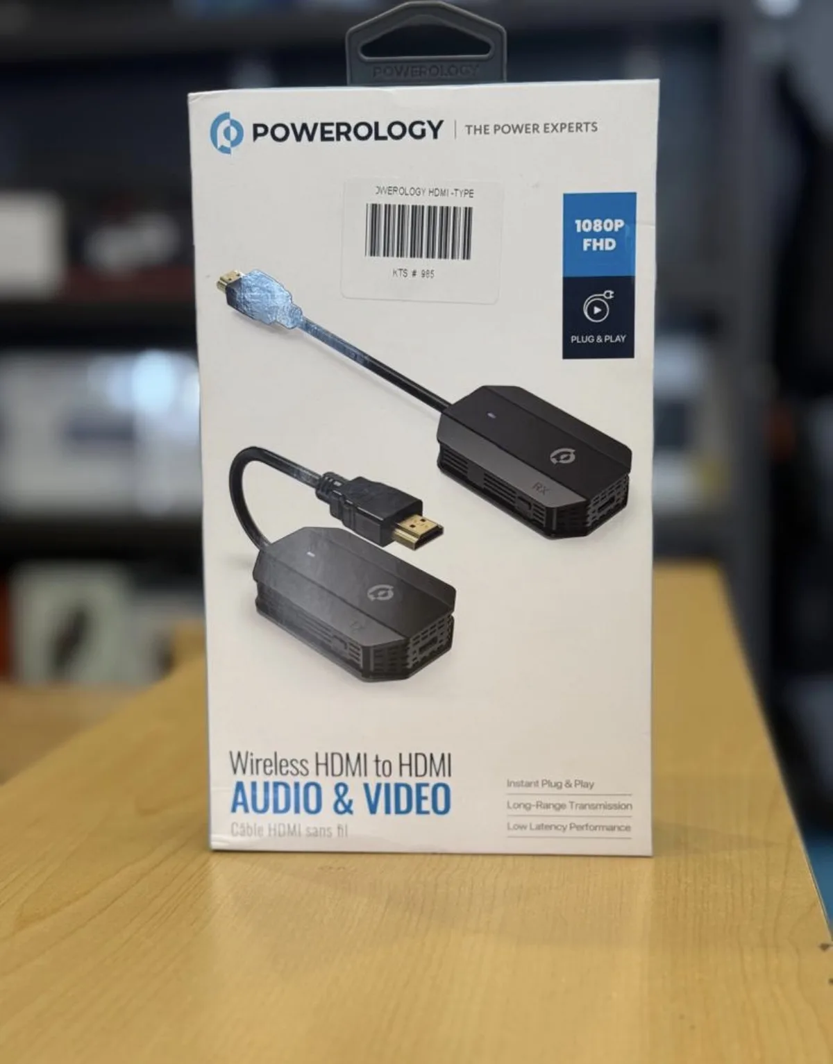 Powerology Wireless HDMI to HDMI Adapter